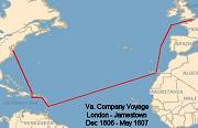 Map - 1606 Route to Virginia