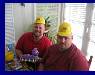 Daddy & friend Nate help Bob Builder