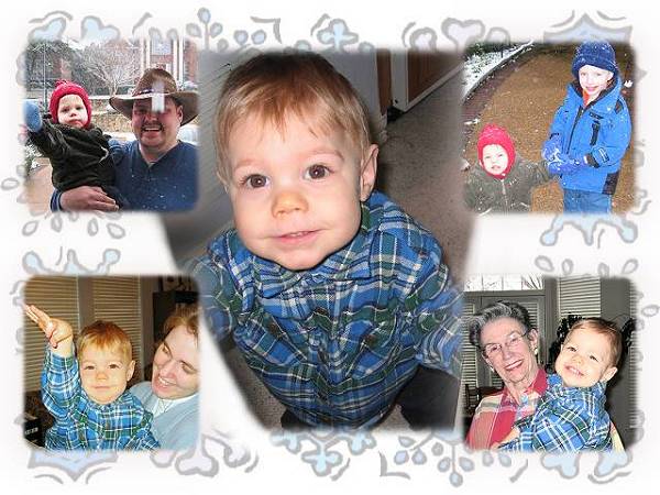 James in the Snow
