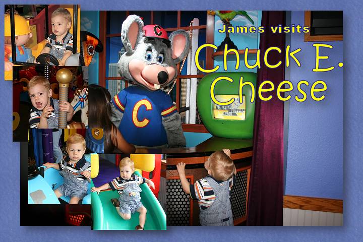 James Visits Chuck E. Cheese