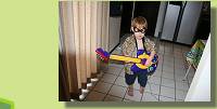 masked guitar player