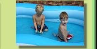 taking a dip