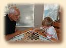 A game of checkers
