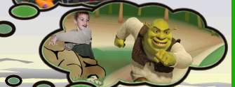 James cheers the Ogre on!